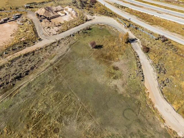 Aerial view of property's location with rural landscape