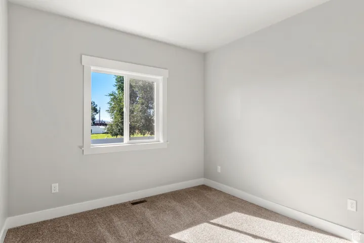 Carpeted bedroom