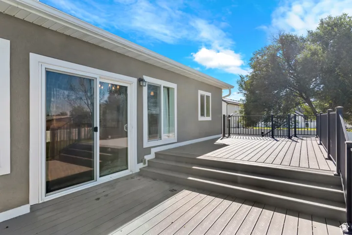 View of deck