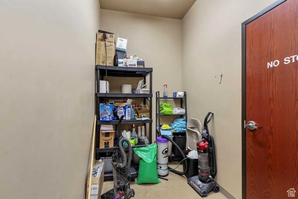 View of storage room
