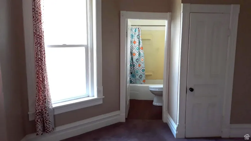 Hallway with healthy amount of natural light