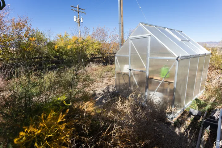 View of greenhouse