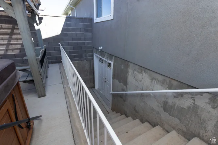 View of stairway