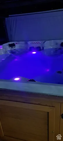 Detailed view of a jacuzzi