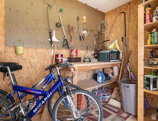 View of storage room