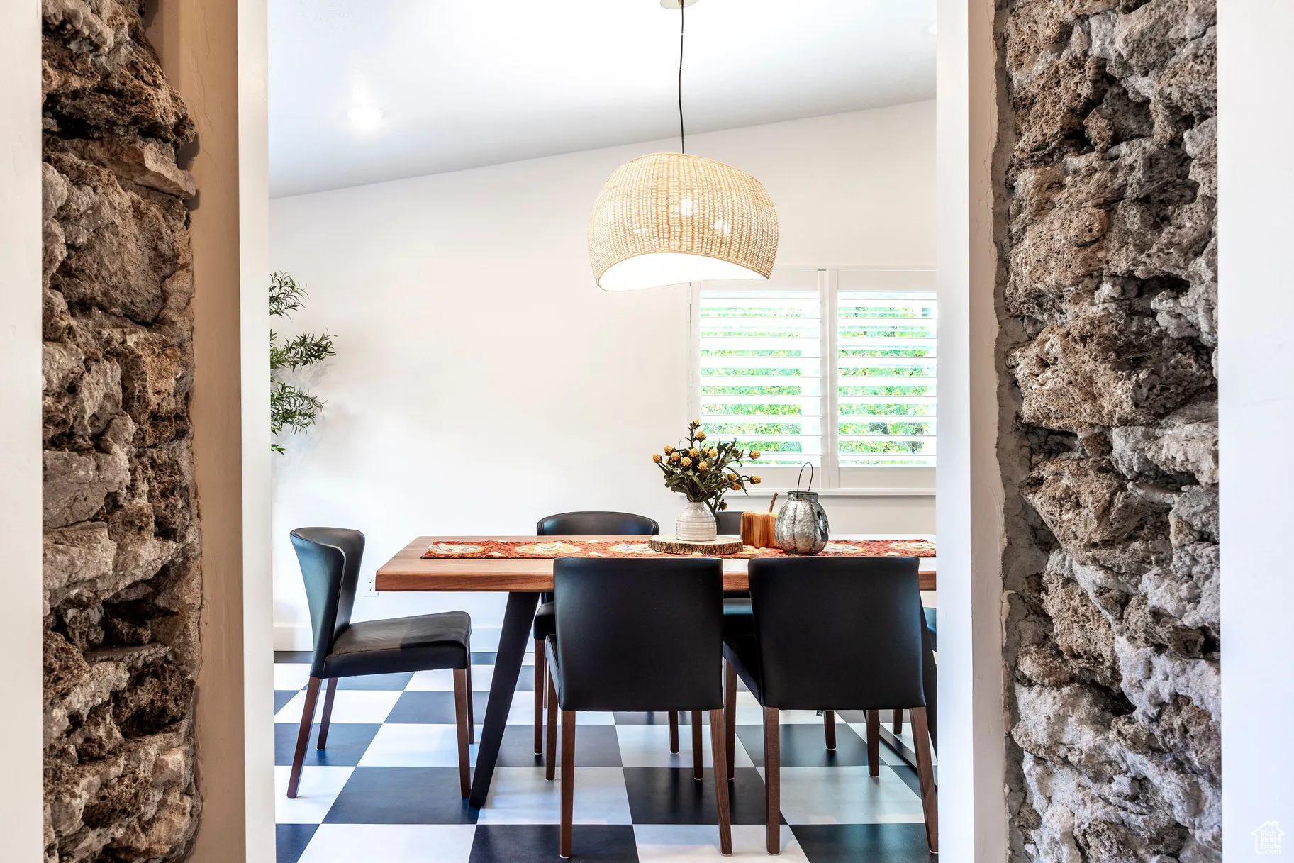 View of dining space