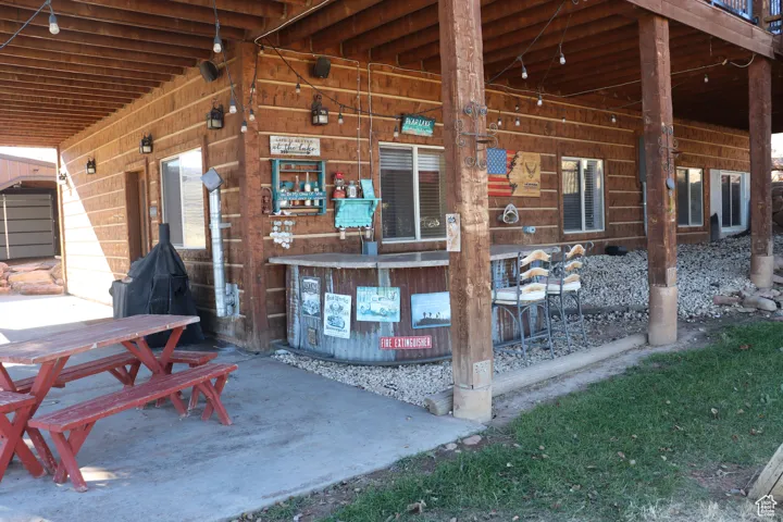 View of patio