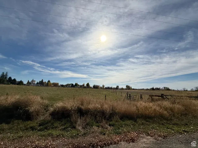 View of undeveloped land with rural landscape