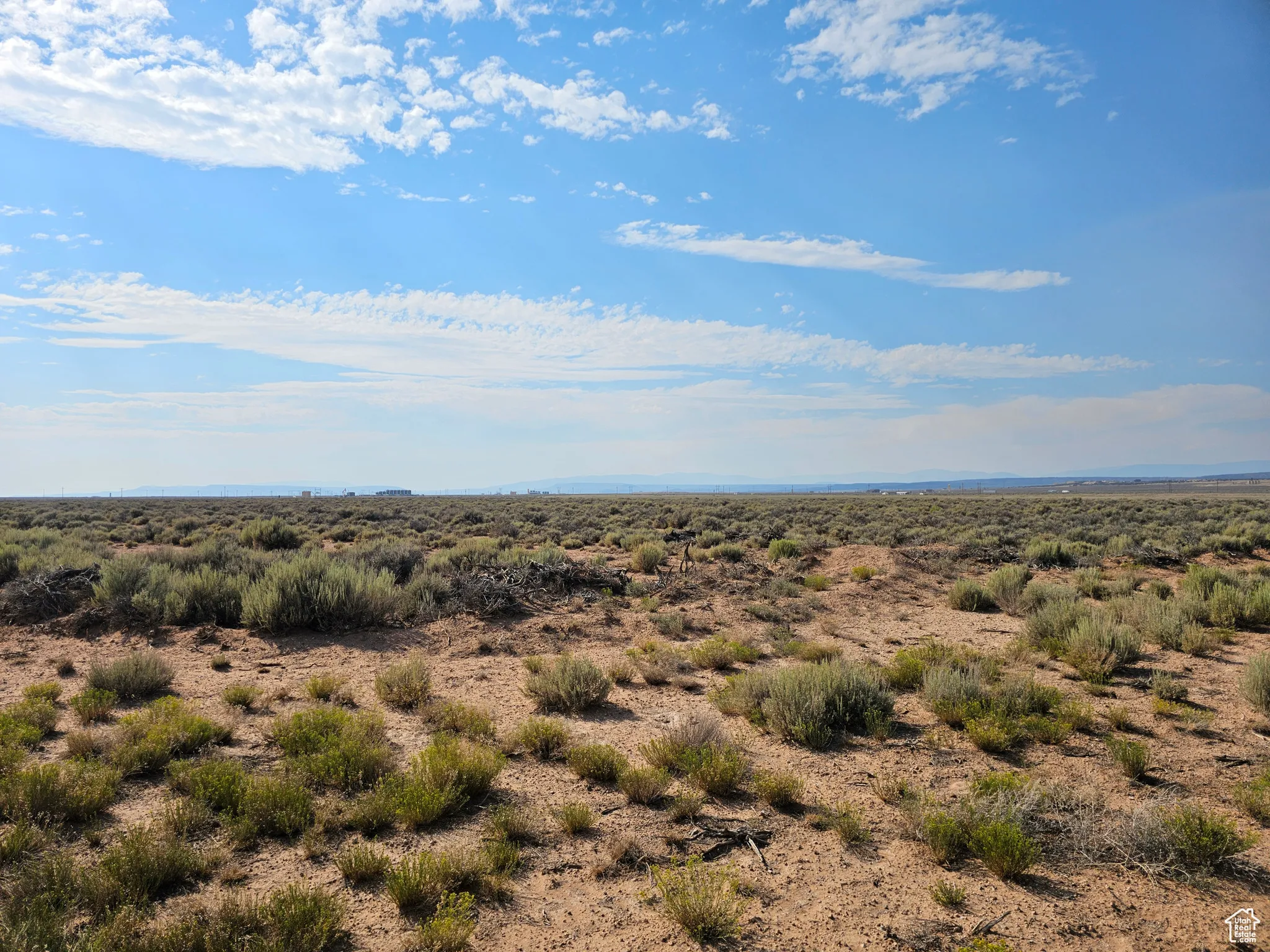 View of nature with a desert landscape