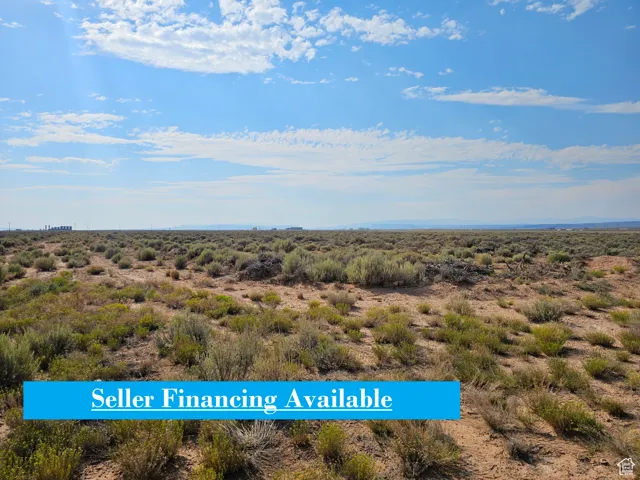 Drone / aerial view of a desert landscape