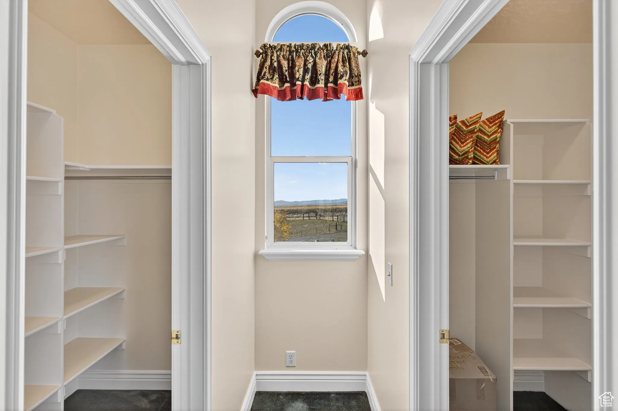 View of  second floor storage closet.