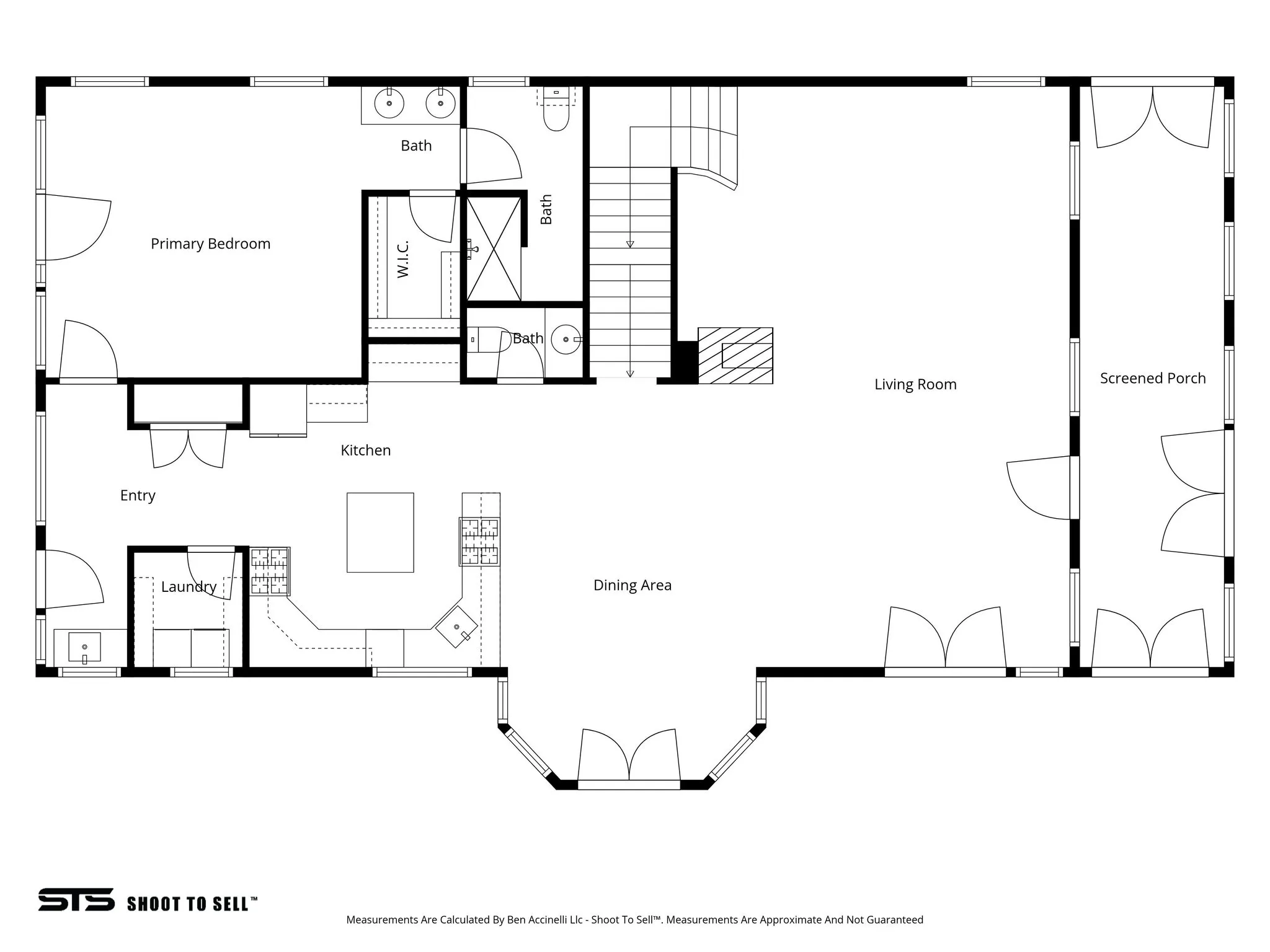 View of floor plan / room layout, 1st level.