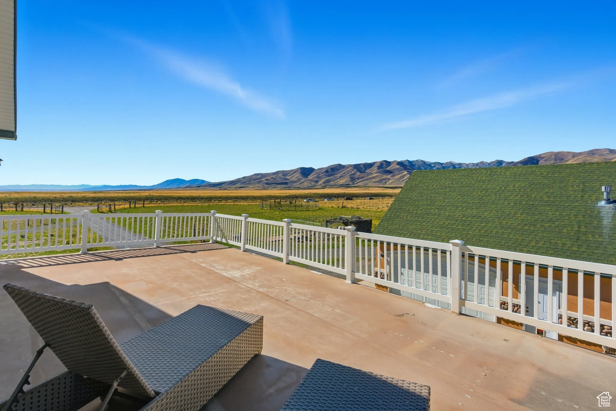 West side second floor bedroom balcony, views of the mountains.