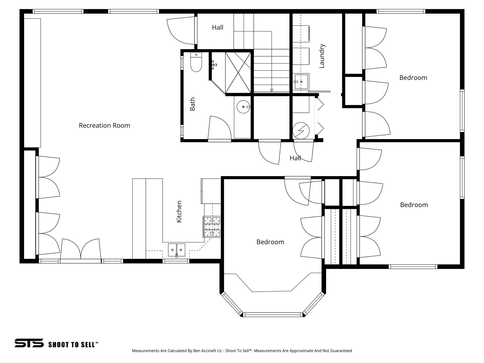 View of property floor plan, Basement.