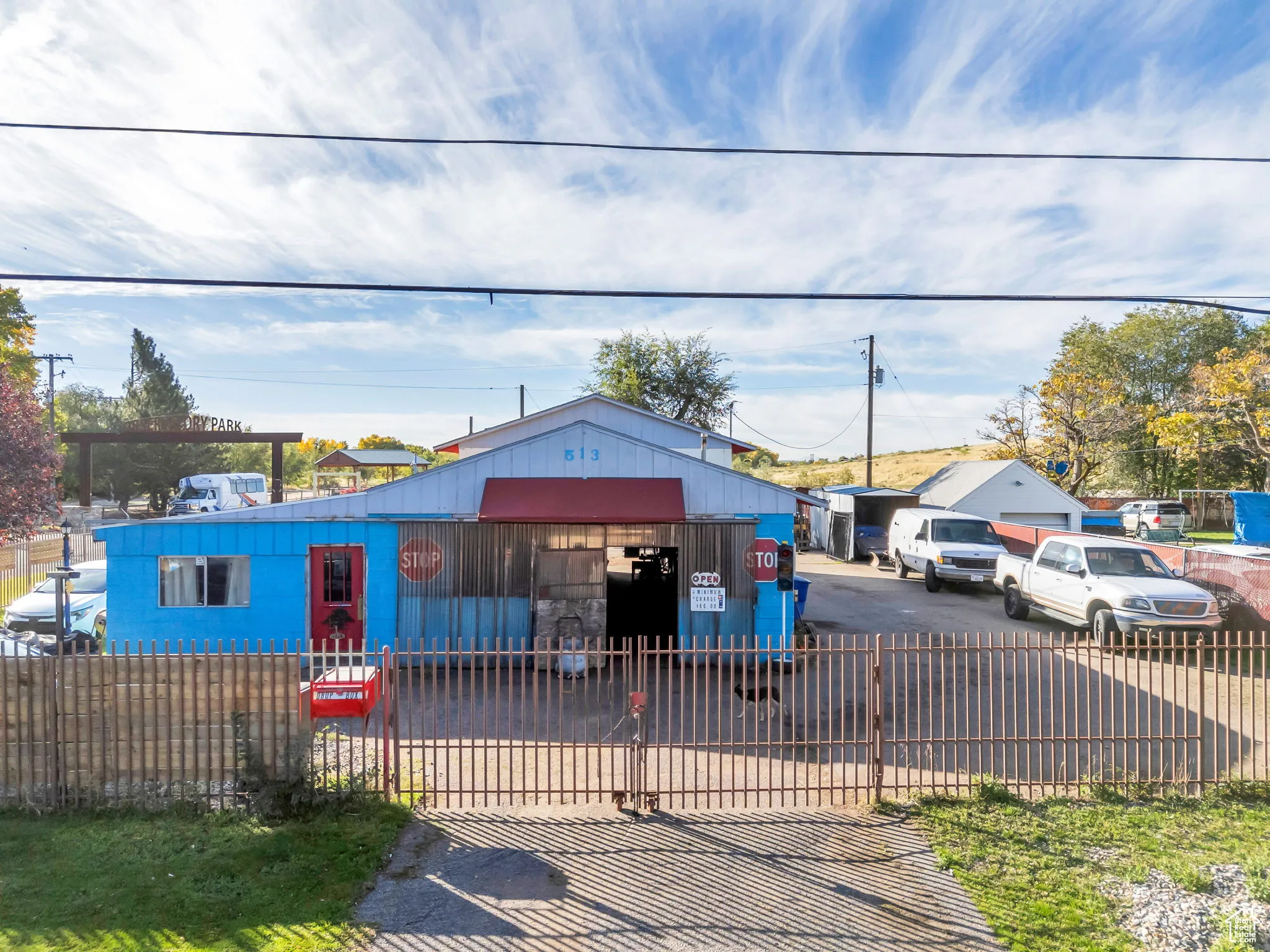 Bungalow-style home featuring a fenced front yard
