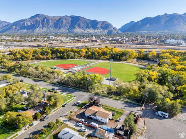 Bird's eye view of mountains & Parks