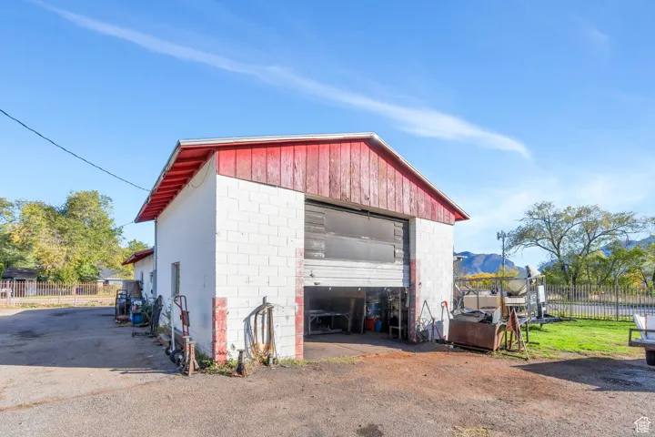 View of outbuilding