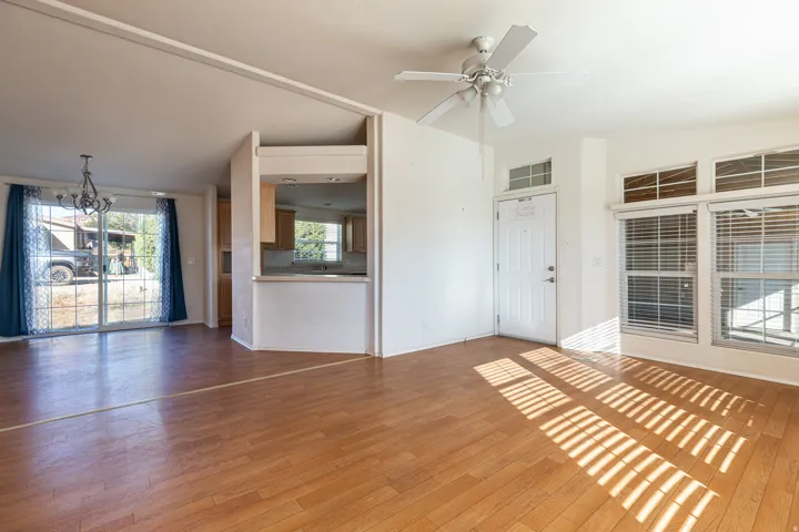 Living Room Into Kitchen