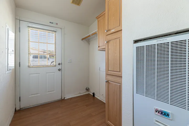 Laundry Room and Backdoor
