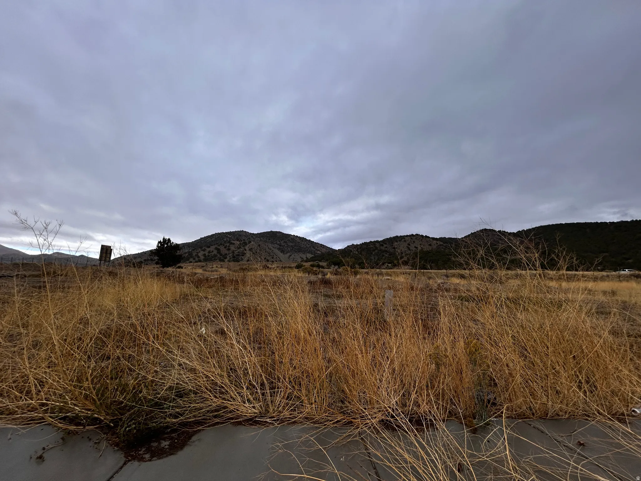 View of mountain background