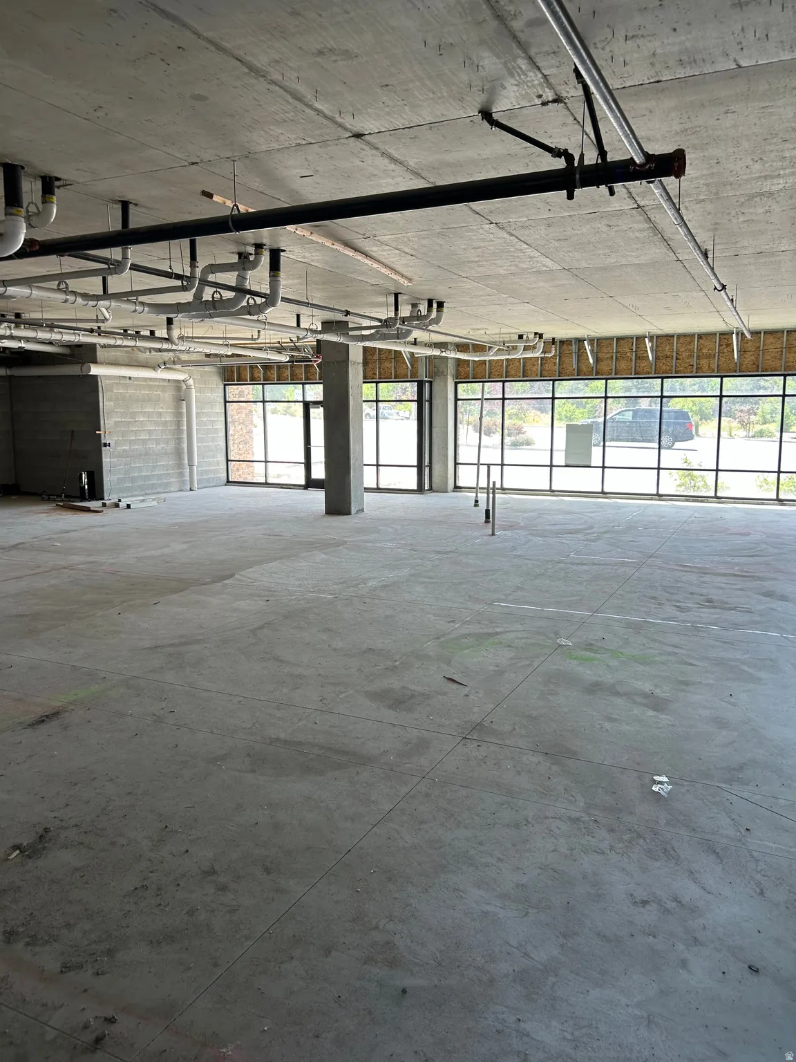 Miscellaneous room with a garage