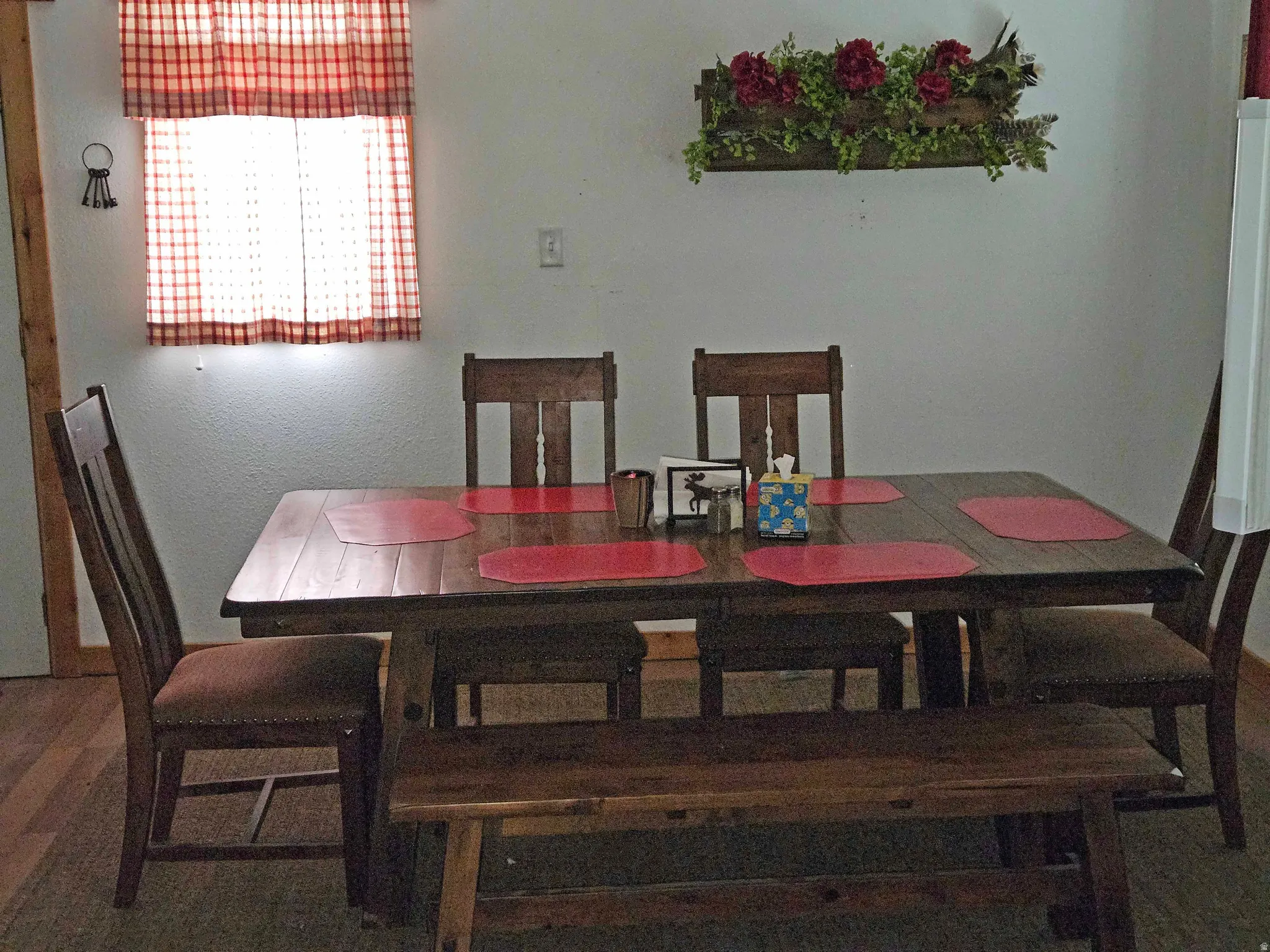 Dining room featuring wood finished floors