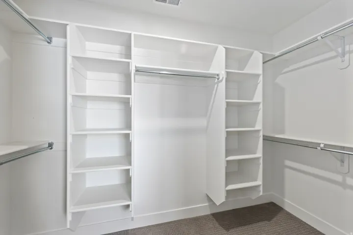Spacious closet featuring carpet floors