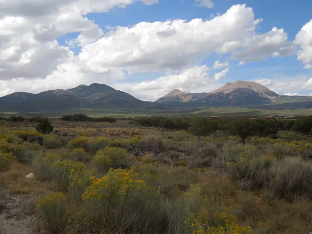View of mountain backdrop