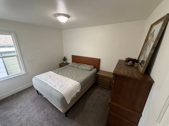 Bedroom featuring carpet flooring and plenty of natural light.