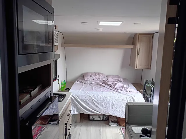 Bedroom featuring light wood-type flooring