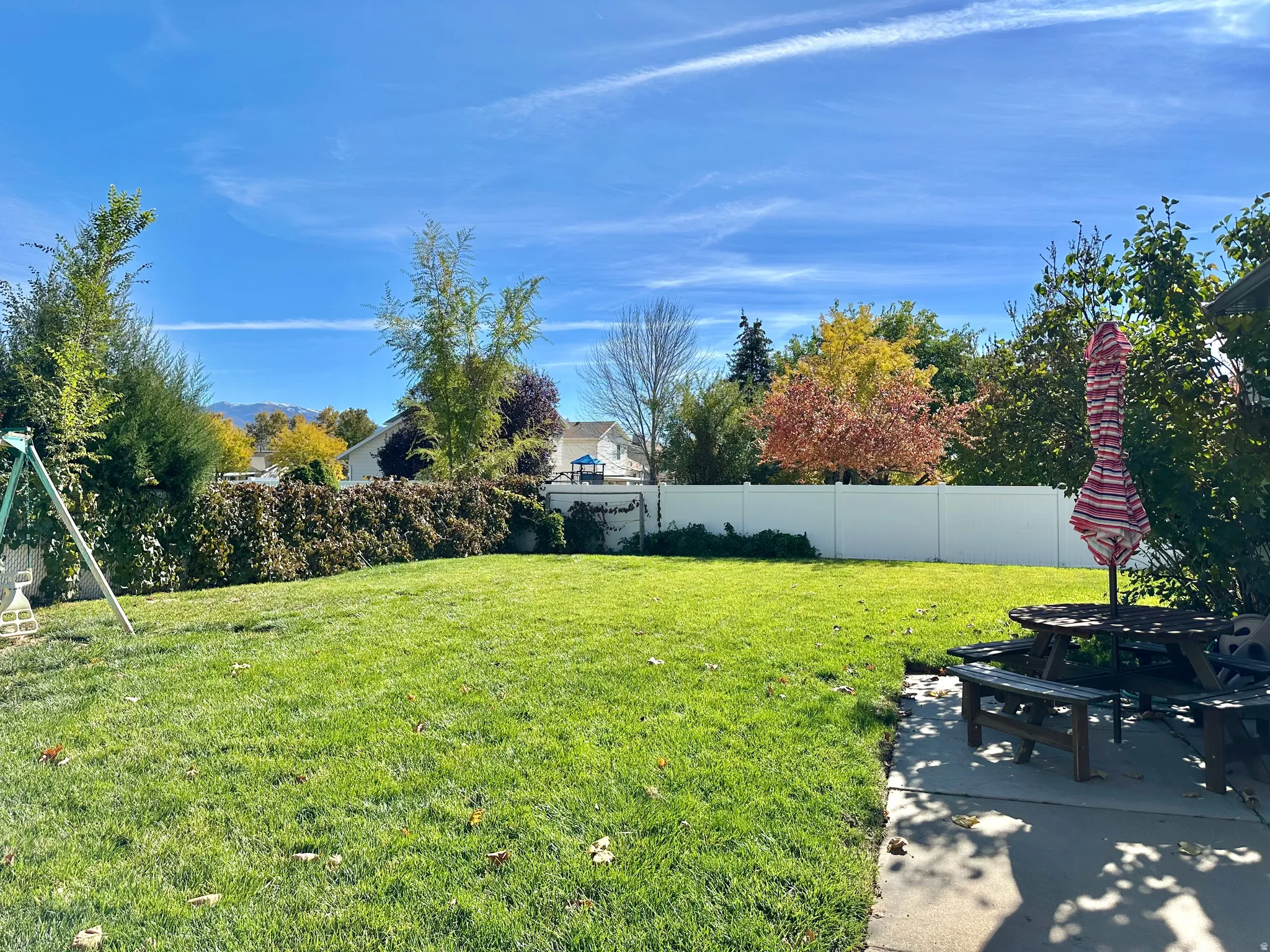 Backyard view to south east.
