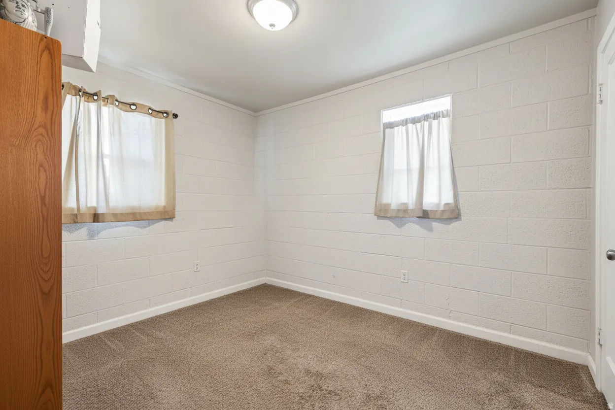 What bedroom two without storage would look like.