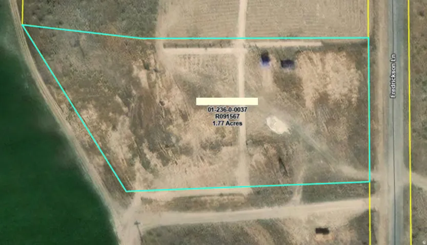 Map of property location featuring property parcel outlined