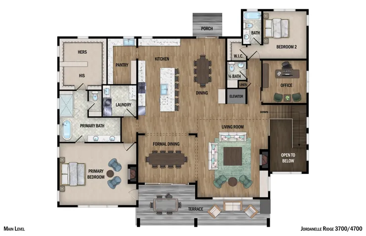 View of floor plan / room layout