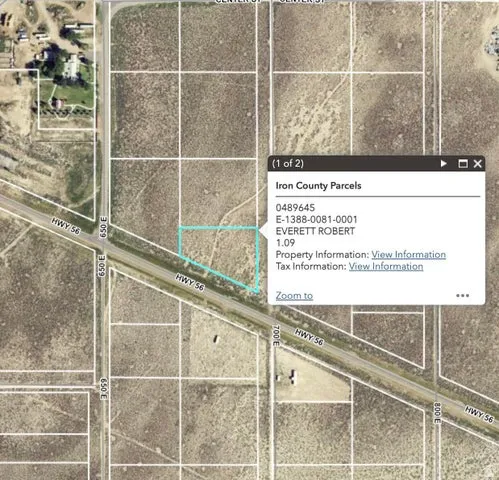 Aerial overview of property's location