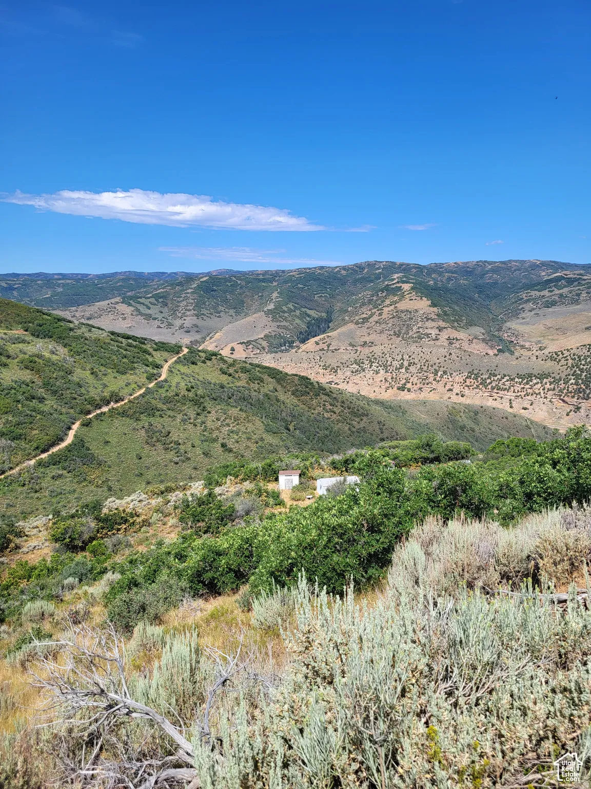 View of mountain backdrop
