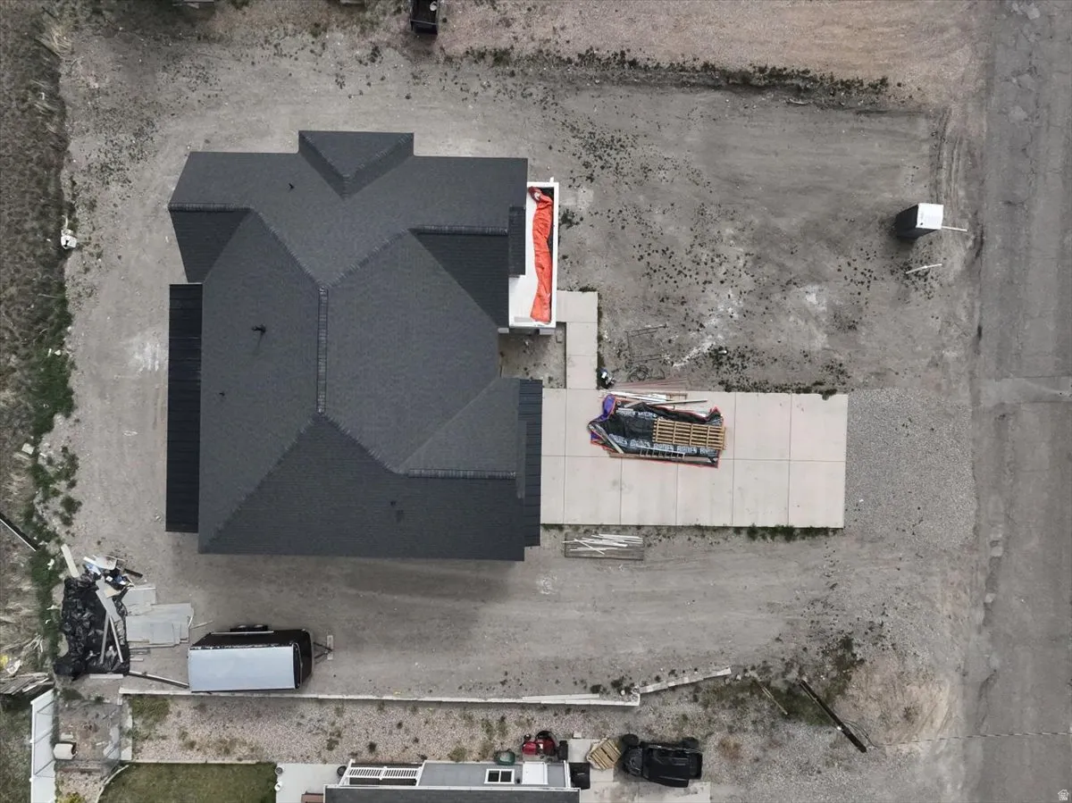 View from above of property