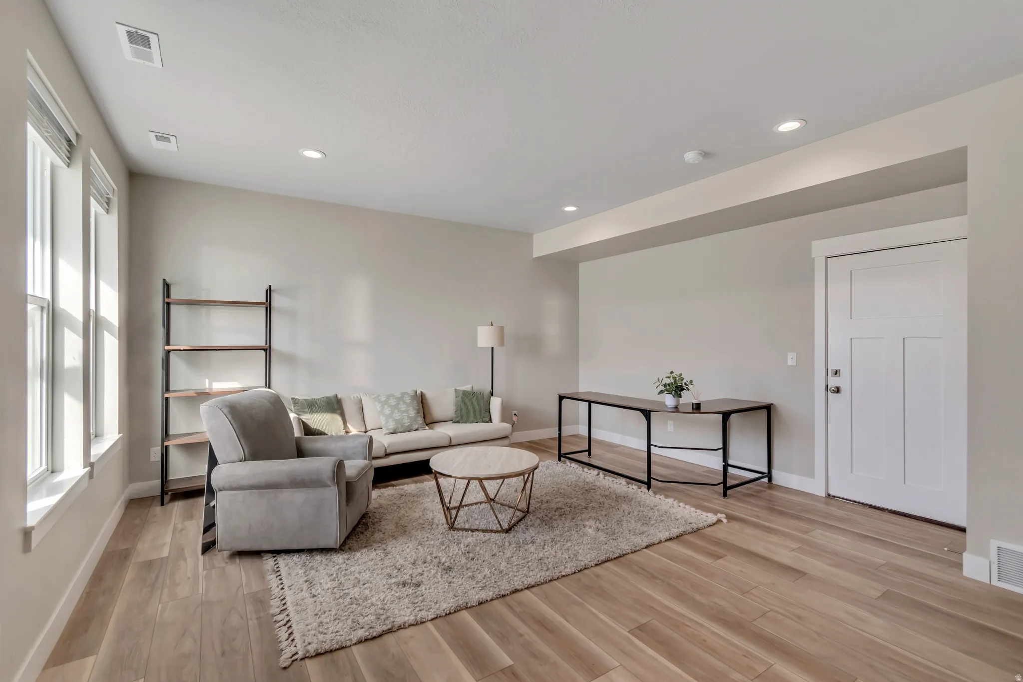 LIving Room and garage entrance