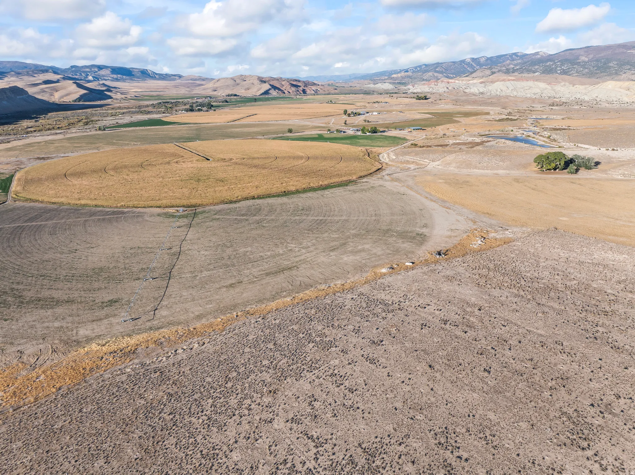 View of rural area featuring a mountain backdrop