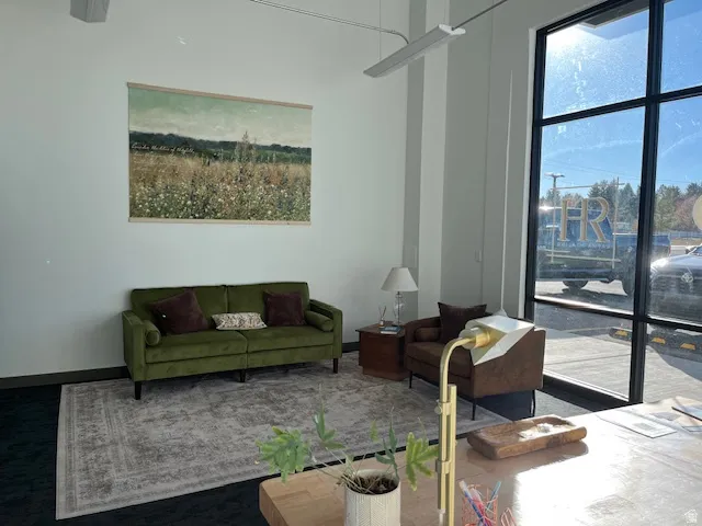 Living room featuring plenty of natural light