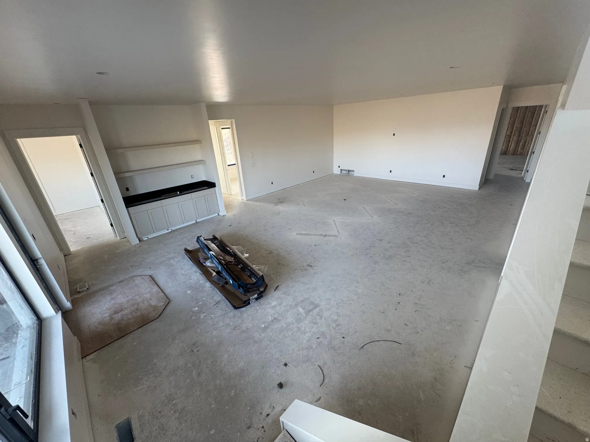 View of unfurnished living room