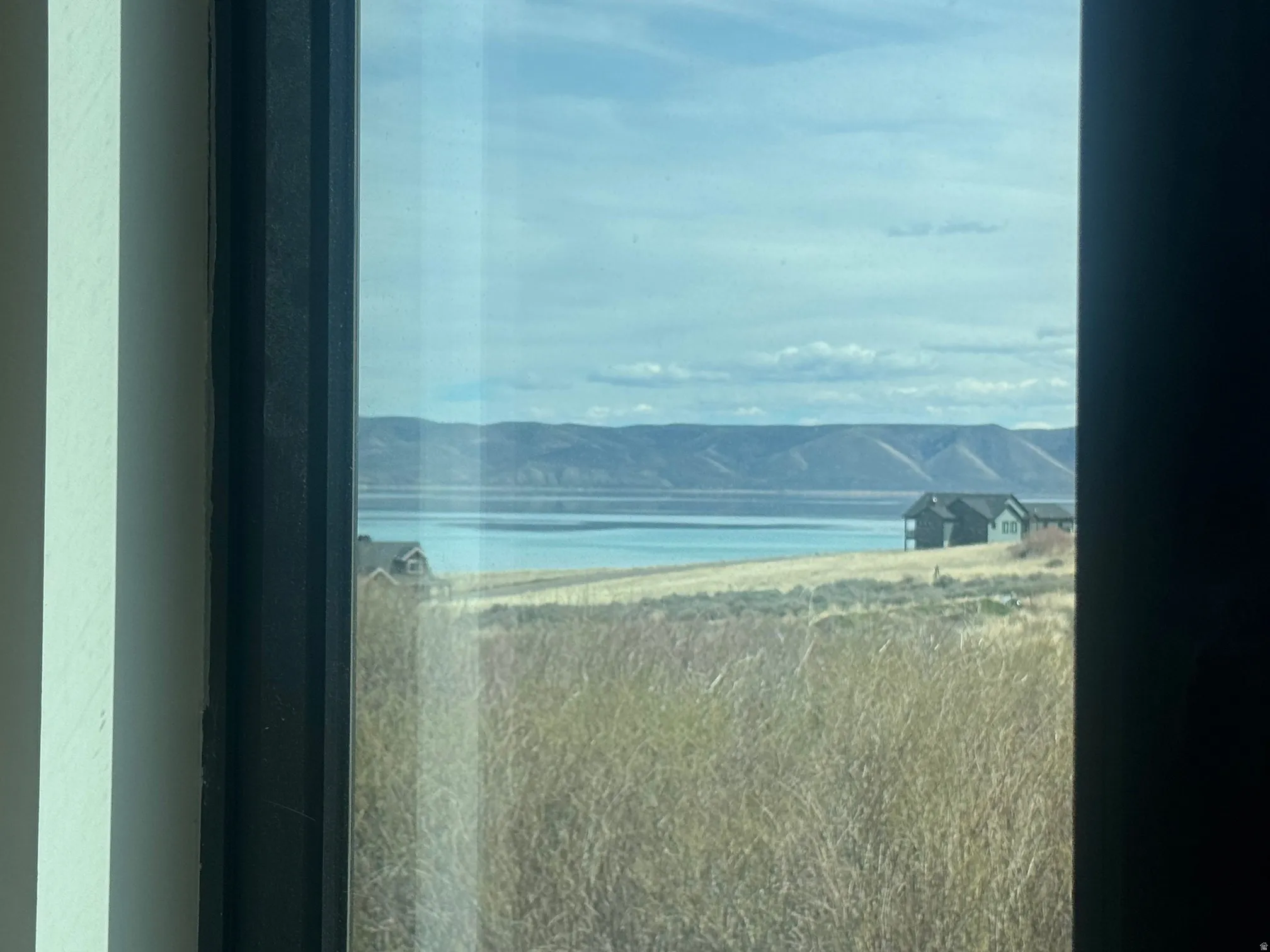 Water view featuring mountains