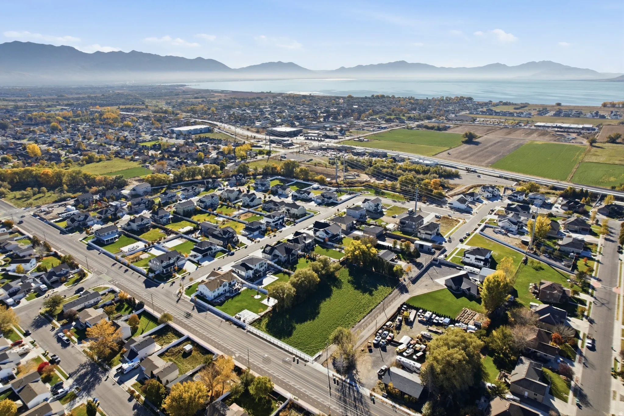 Southeast aerial view