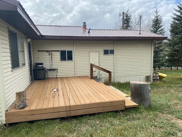 View of deck