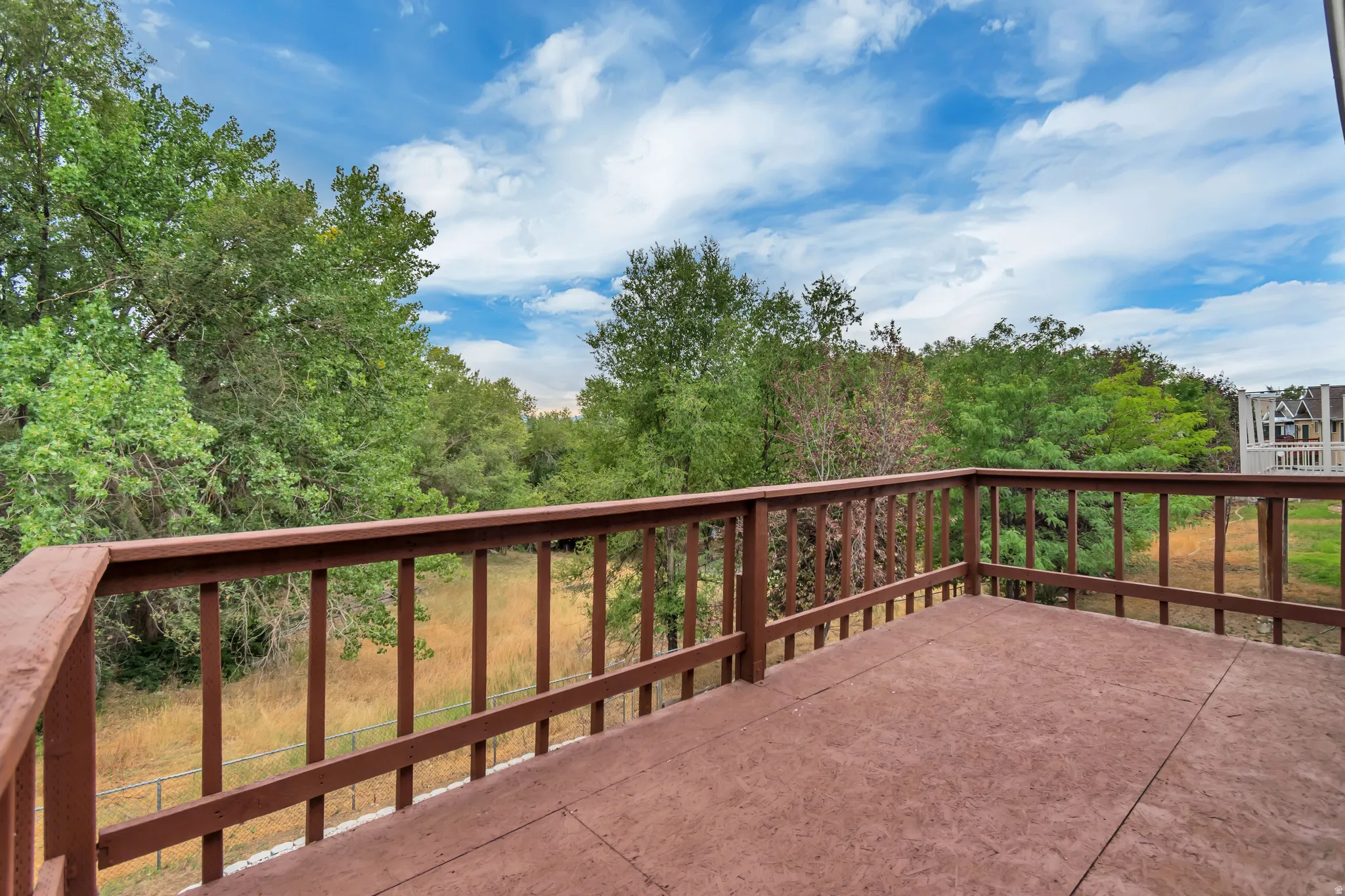 View of deck