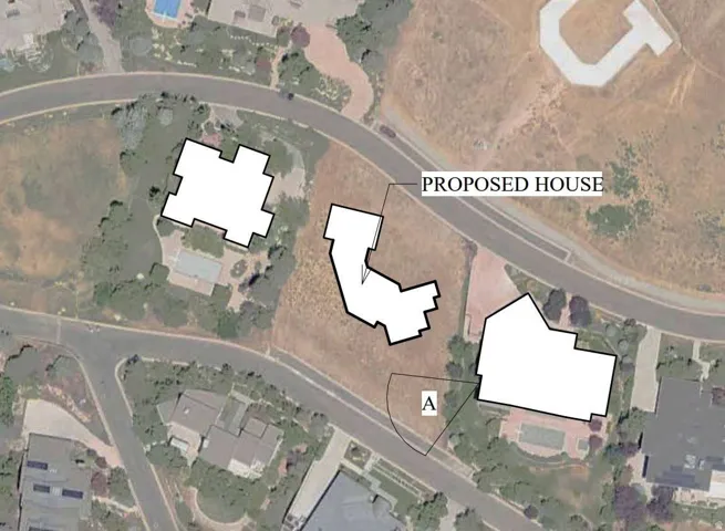 Aerial overview of property's location