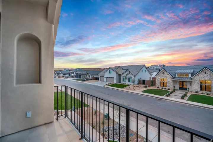 Balcony off bedroom