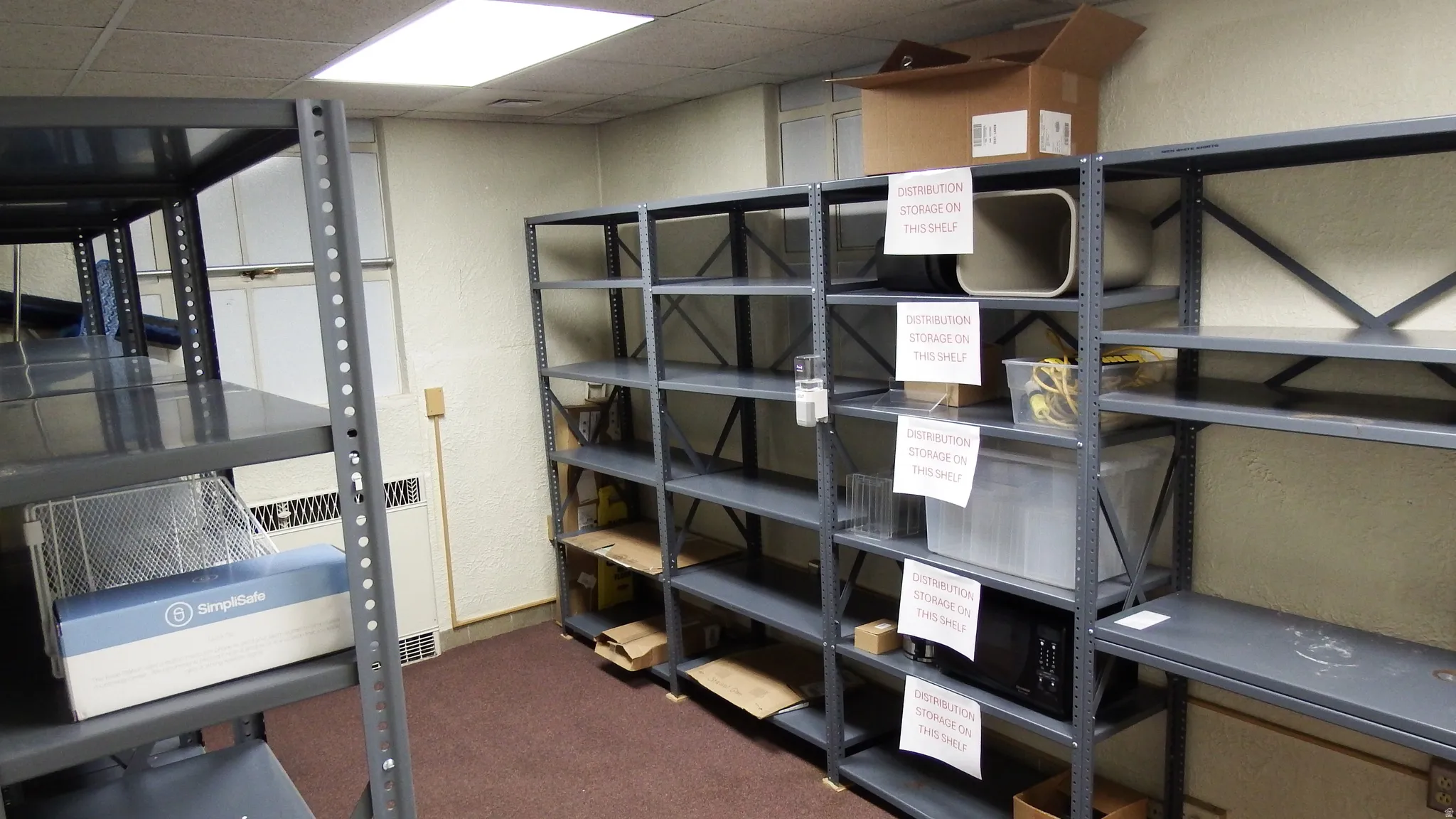 View of storage room