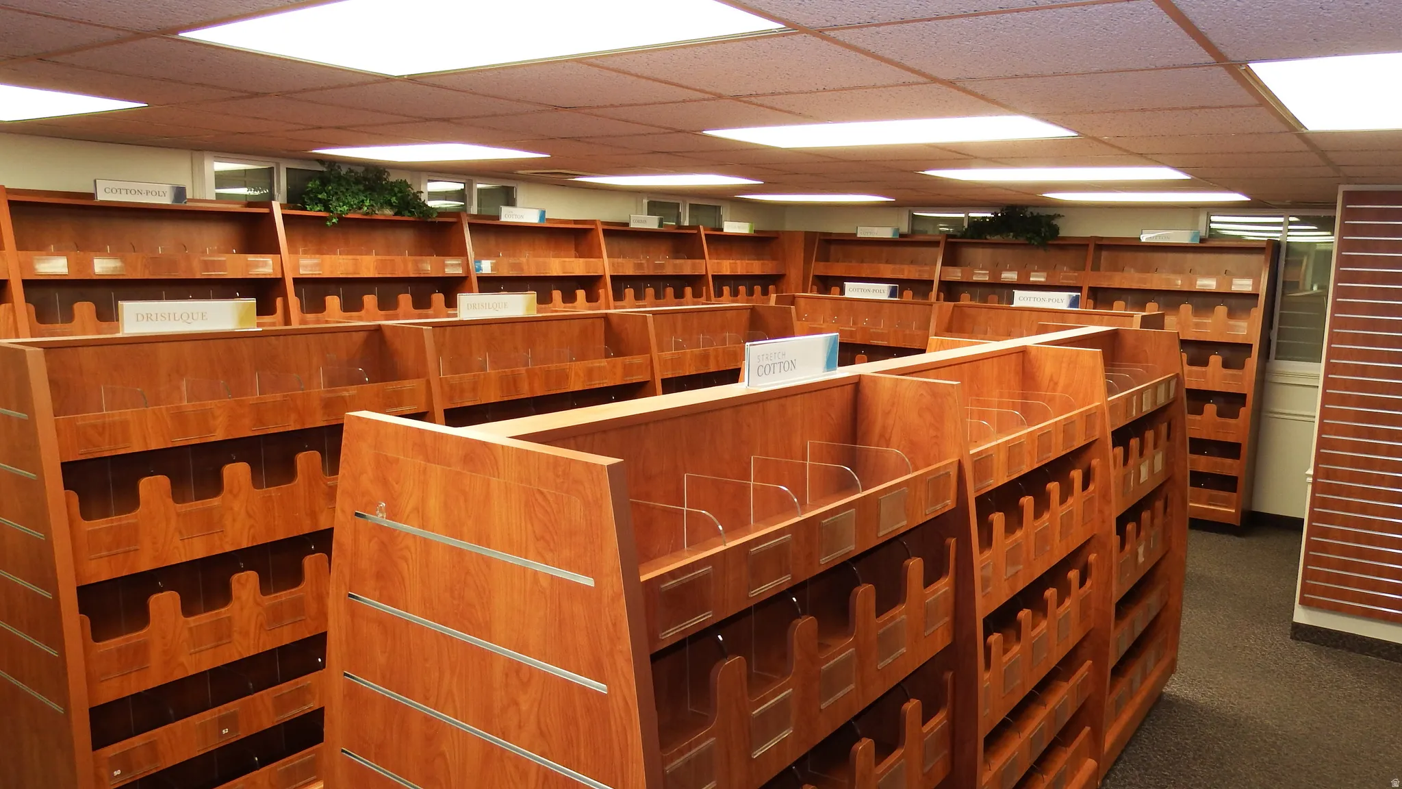 Misc room with a paneled ceiling