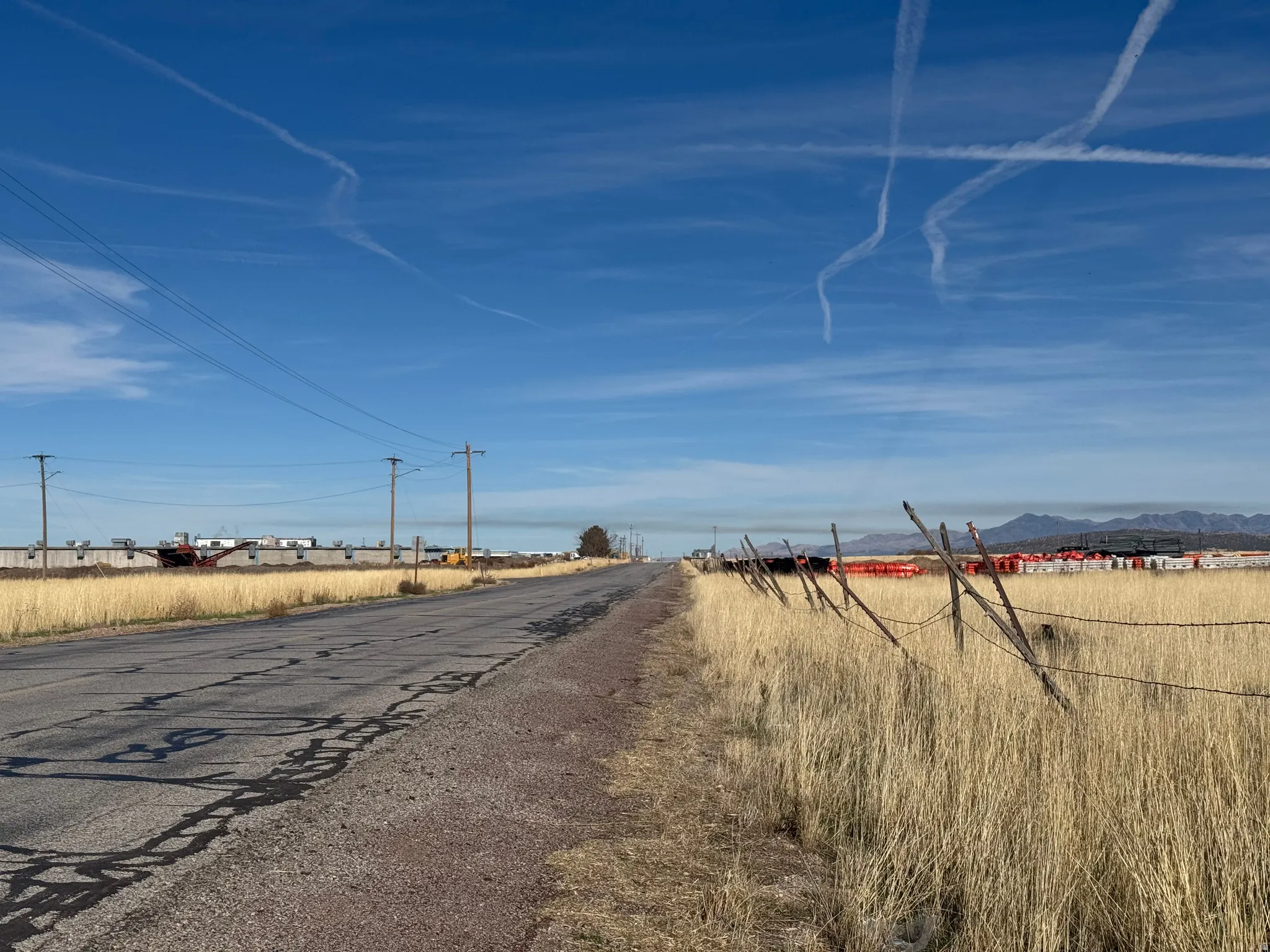 View of asphalt road